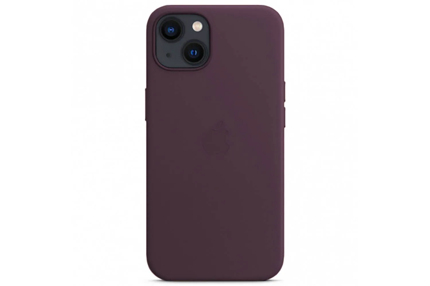 Кожаный чехол для Apple iPhone 13, iPhone 14 с MagSafe (фиолетовый)