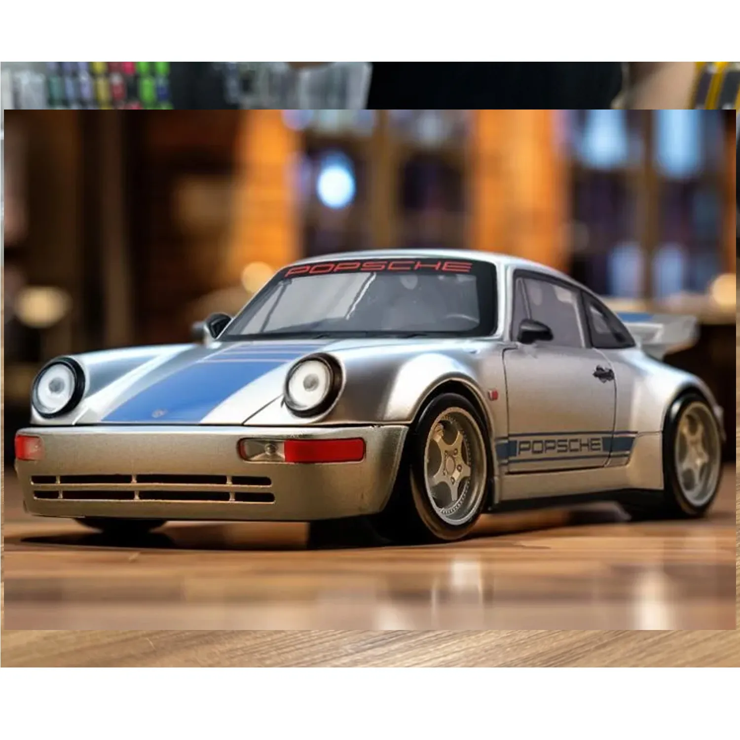 Машинка металлическая Porsche 964 Carrera 19см