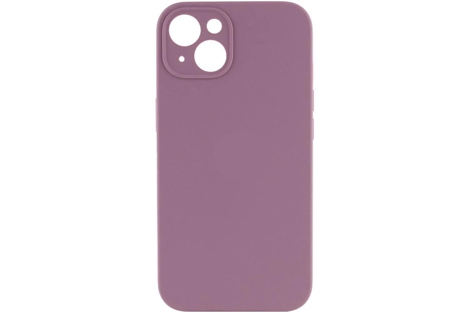 Чехол силиконовый с защитой камеры для Apple iPhone 14, iPhone 13 (пурпурный)