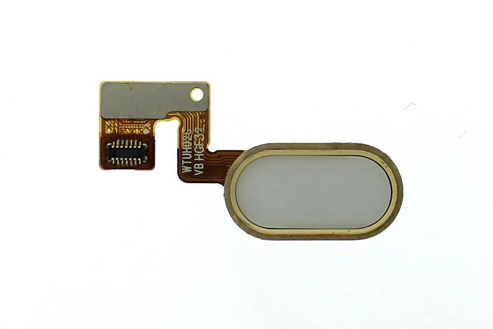 Шлейф Meizu M3 Note с кнопкой Home (золото) (14-контактная)