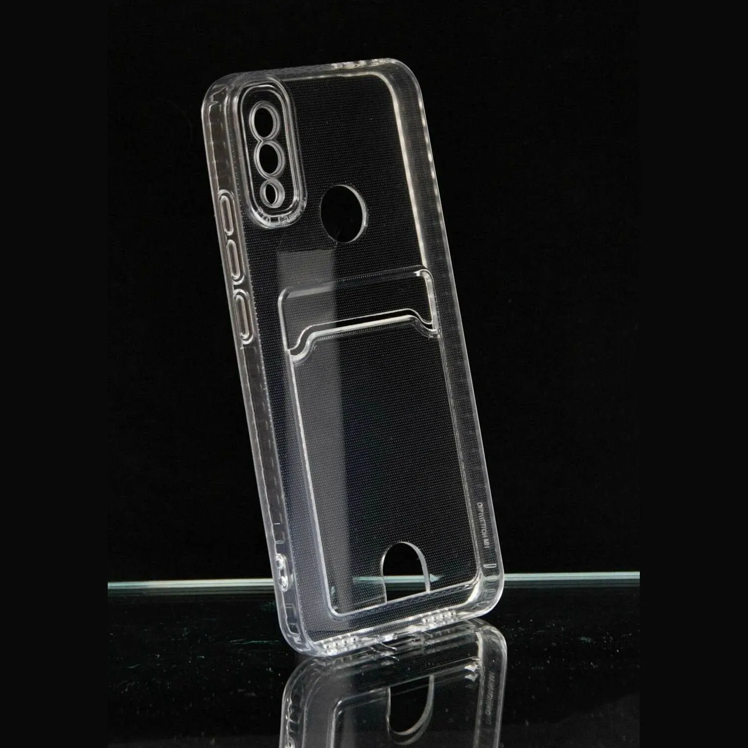 Силиконовый чехол с кармашком под карточку для Xiaomi Redmi NOTE 7