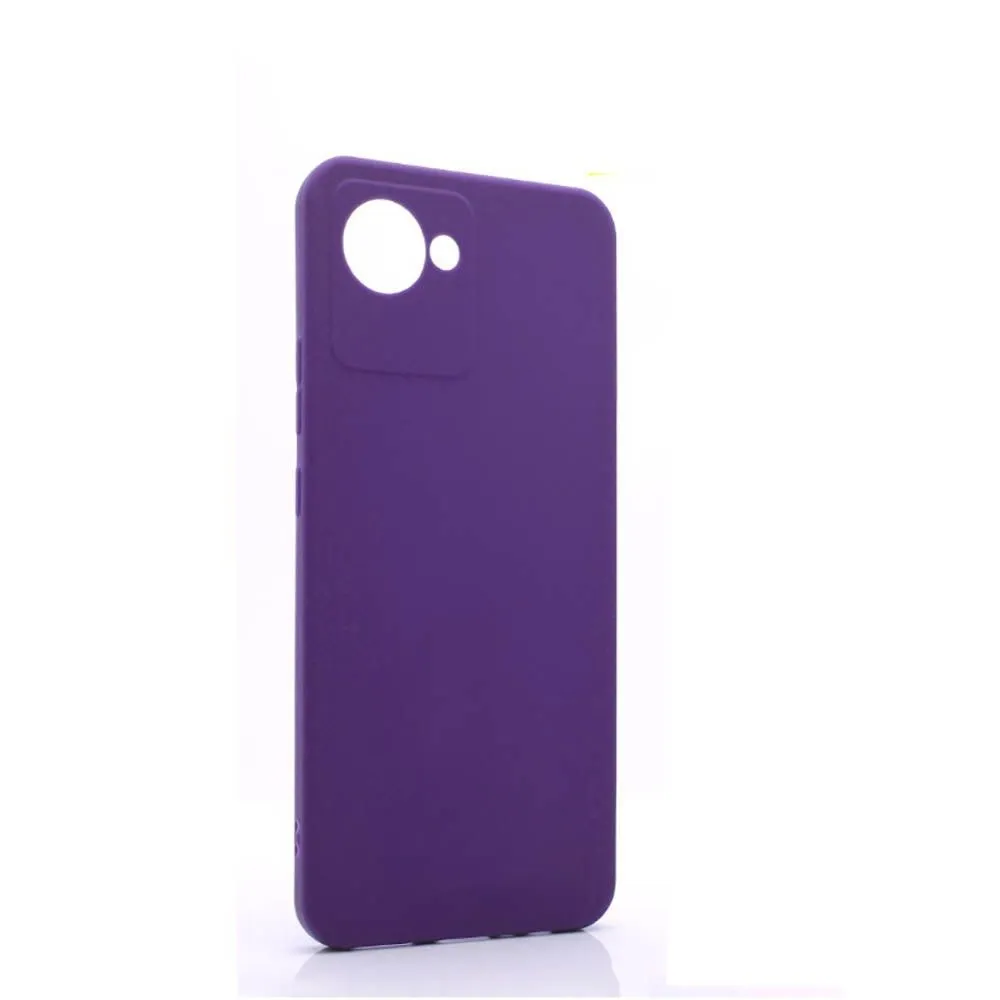 Силиконовый чехол FASHION CASE Realme C30 (фиолетовый)