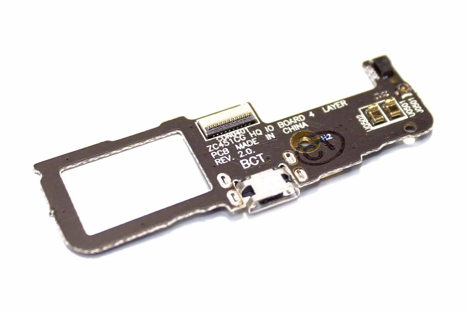 Шлейф Asus ZenFone C ZC451CG с разъемом зарядки и микрофоном