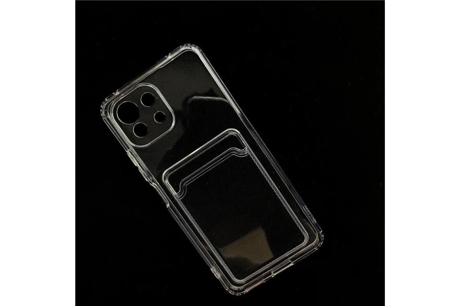 Силиконовый чехол с кармашком под карточку Xiaomi Mi 11 Lite