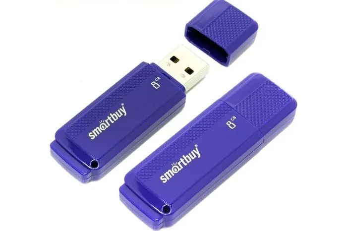Флеш-накопитель USB 8GB SmartBuy Dock (синий)