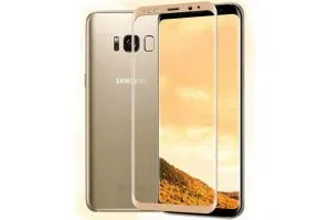 Противоударное стекло для дисплея Samsung Galaxy S8 Plus SM-G955F 3D (золото)