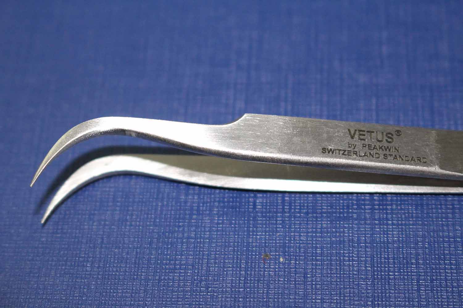 Пинцет VETUS ST-15 (серебро)