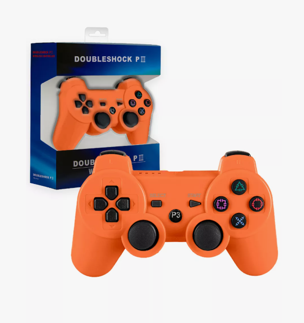 Джойстик PS3 Bluetooth беспроводной (оранжевый)
