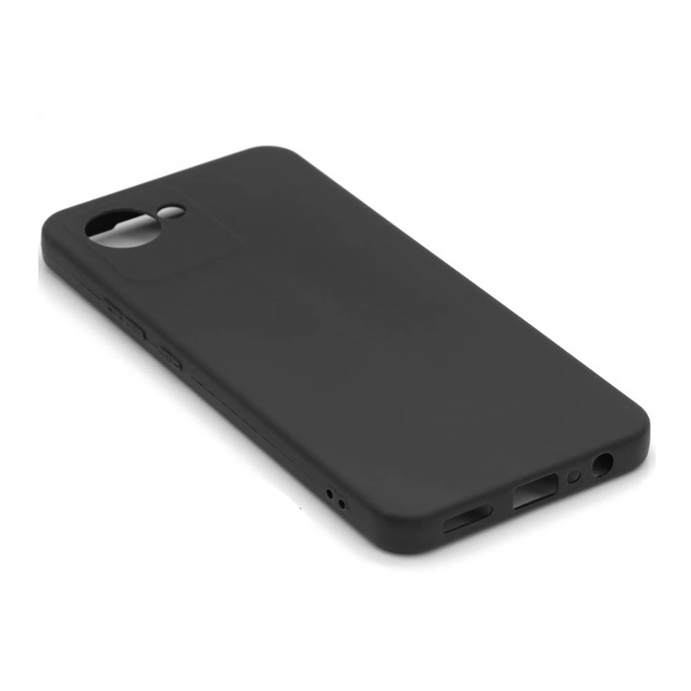 Силиконовый чехол FASHION CASE Realme C30 (черный)