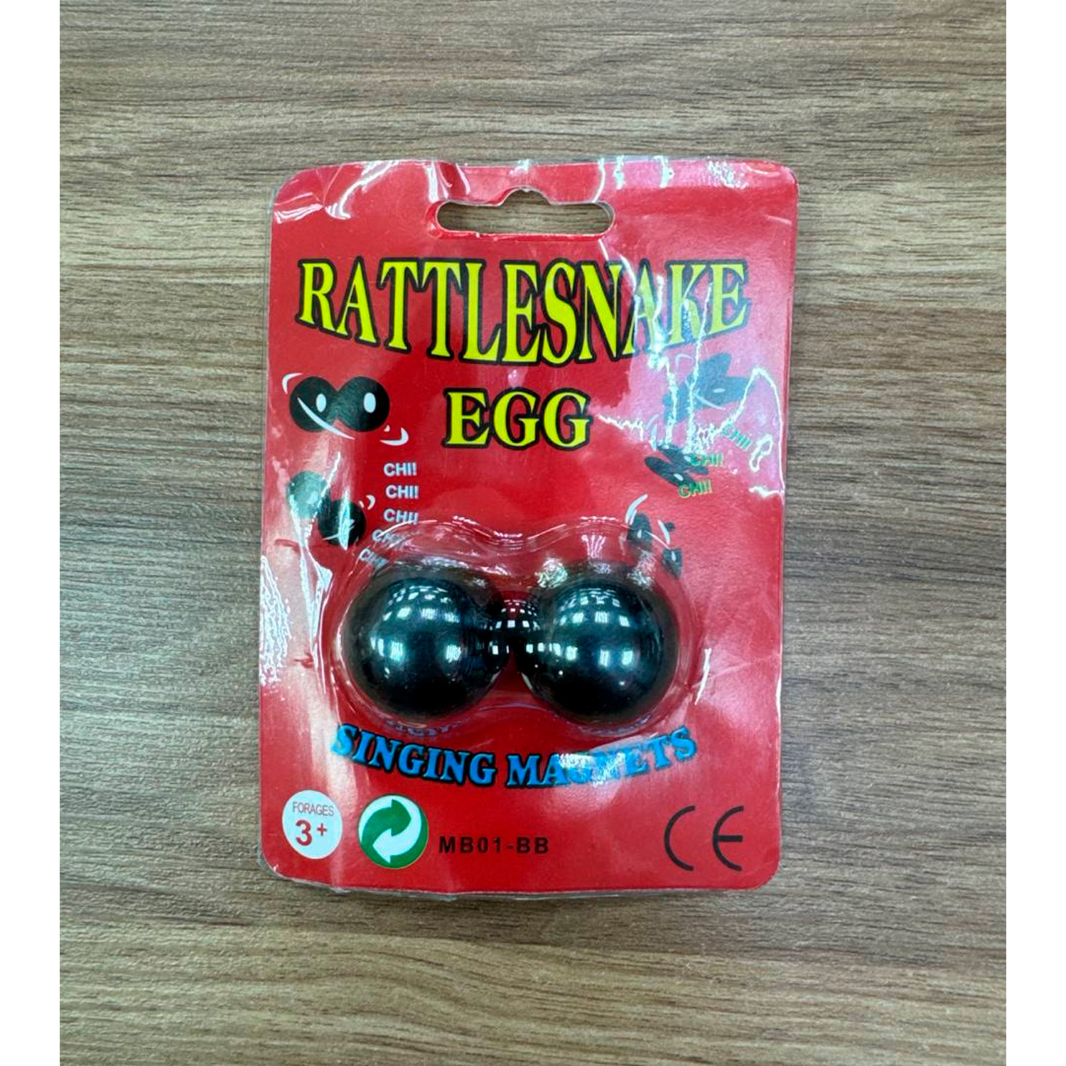 Антистресс поющие магнитные шарики rattlesnake egg
