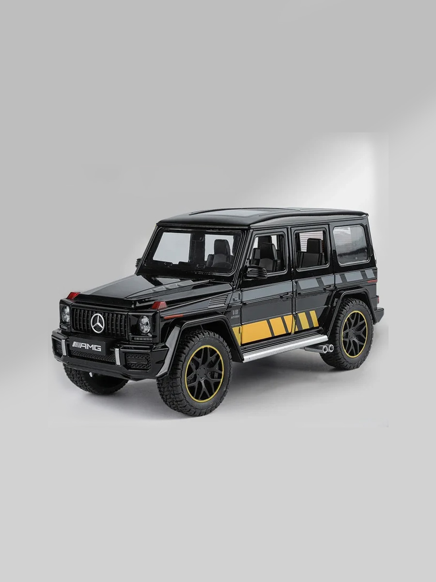Машинка металлическая Gelendwagen G63 (черный)