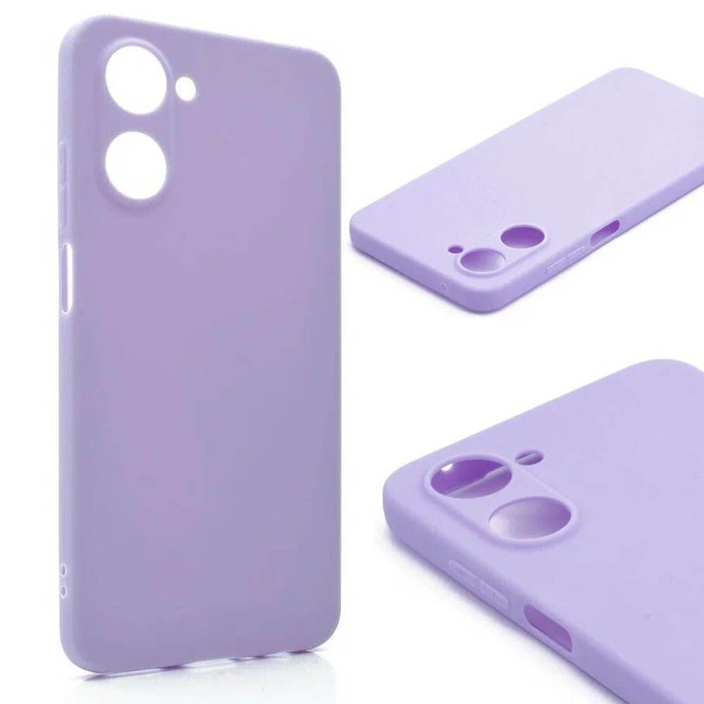 Силиконовый чехол FASHION CASE Realme 10 Pro (сиреневый)