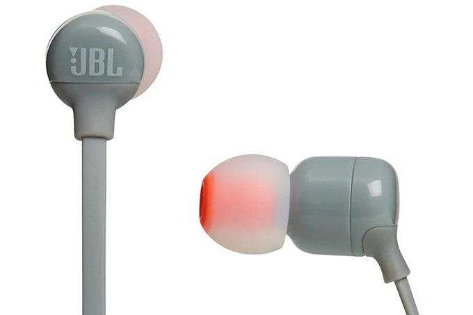 Беспроводные внутриканальные наушники Bluetooth JBL T110BT (серый)