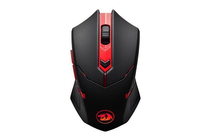 Беспроводная мышь+ковер Redragon M601WL-BA RU (черный-красный)