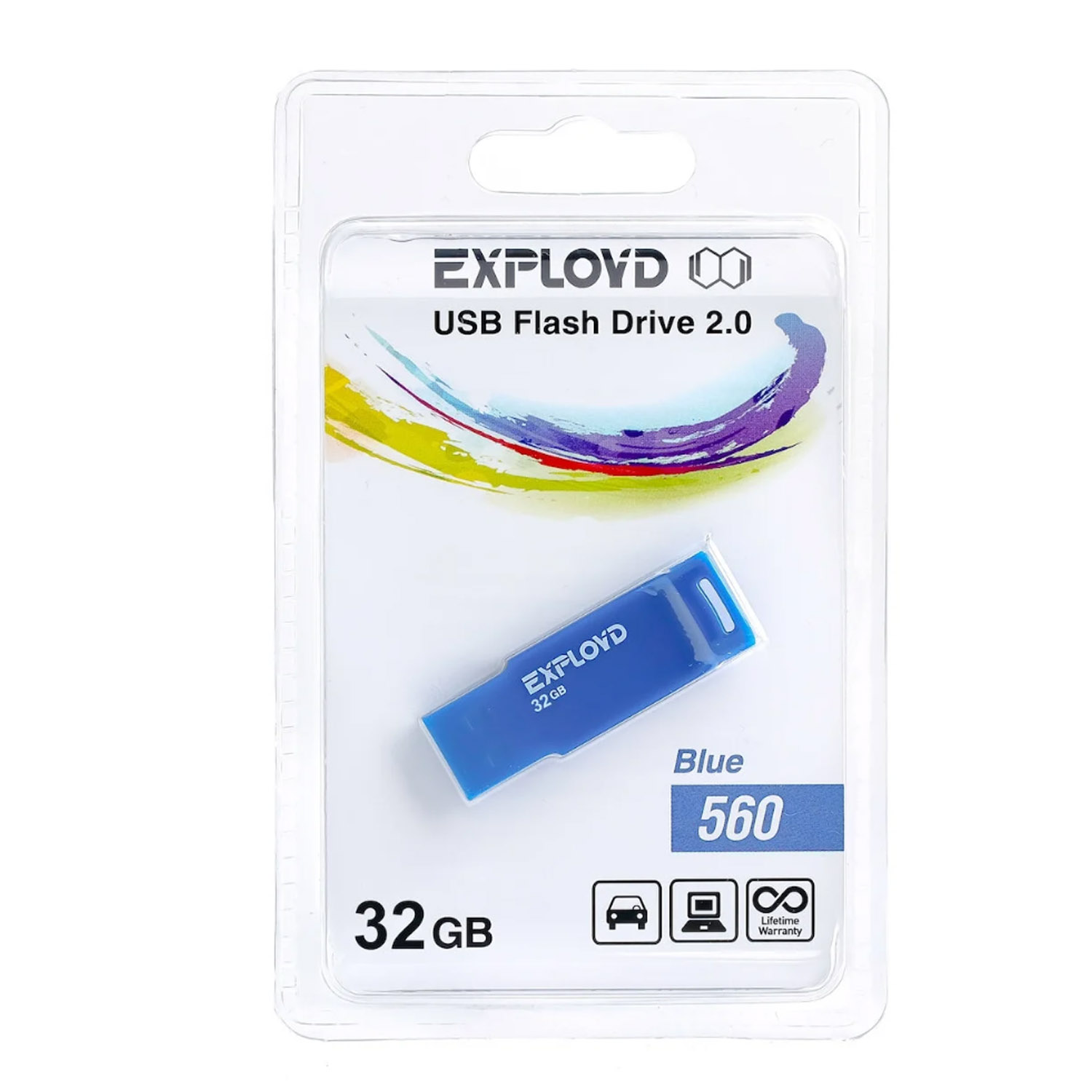 Флеш-накопитель USB 32GB Exployd 560 (синий)