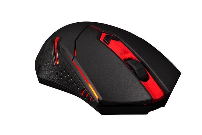 Беспроводная мышь+ковер Redragon M601WL-BA RU (черный-красный)