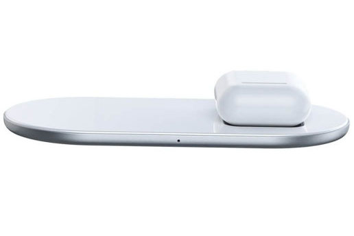 Беспроводное зарядное устройство BASEUS Simple 2in1, 2A, 18W (белый)