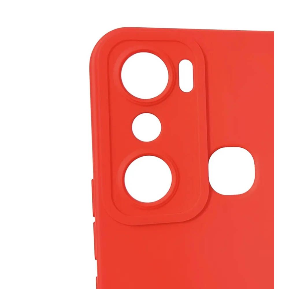 Силиконовый чехол FASHION CASE Infinix HOT 20i (красный)