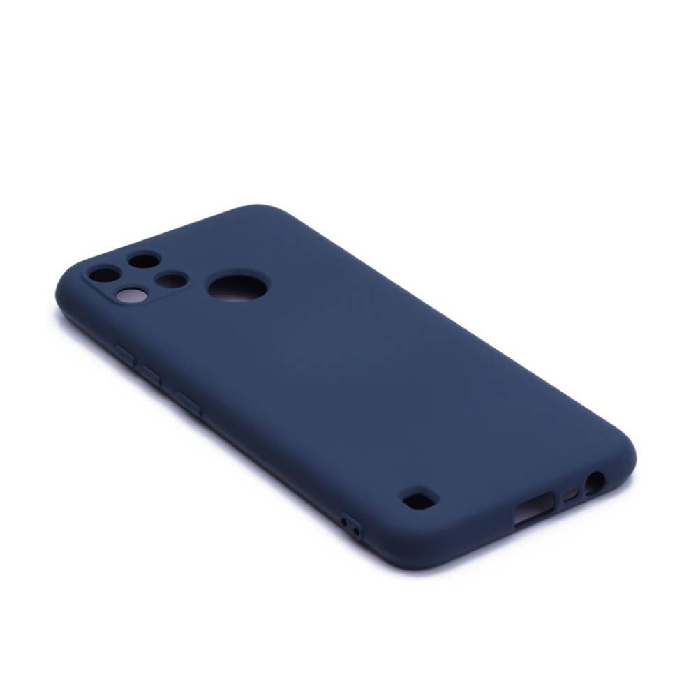 Силиконовый чехол FASHION CASE Realme C21Y (темно-синий)