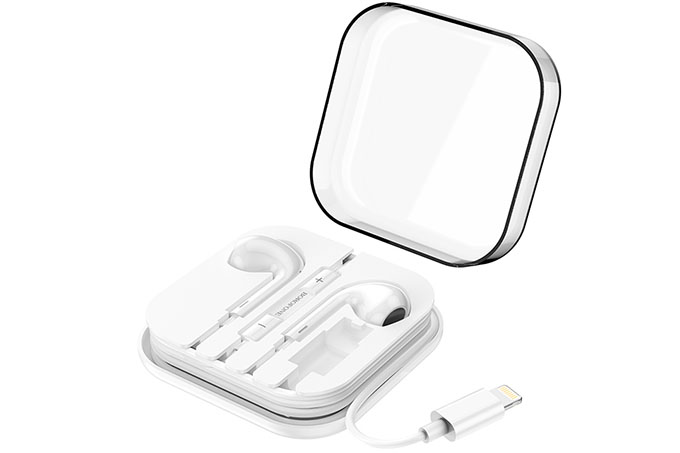 Гарнитура BOROFONE BM30 Max Lightning 1,2м (белый)