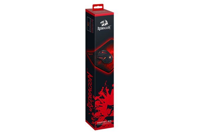 Беспроводная мышь+ковер Redragon M601WL-BA RU (черный-красный)