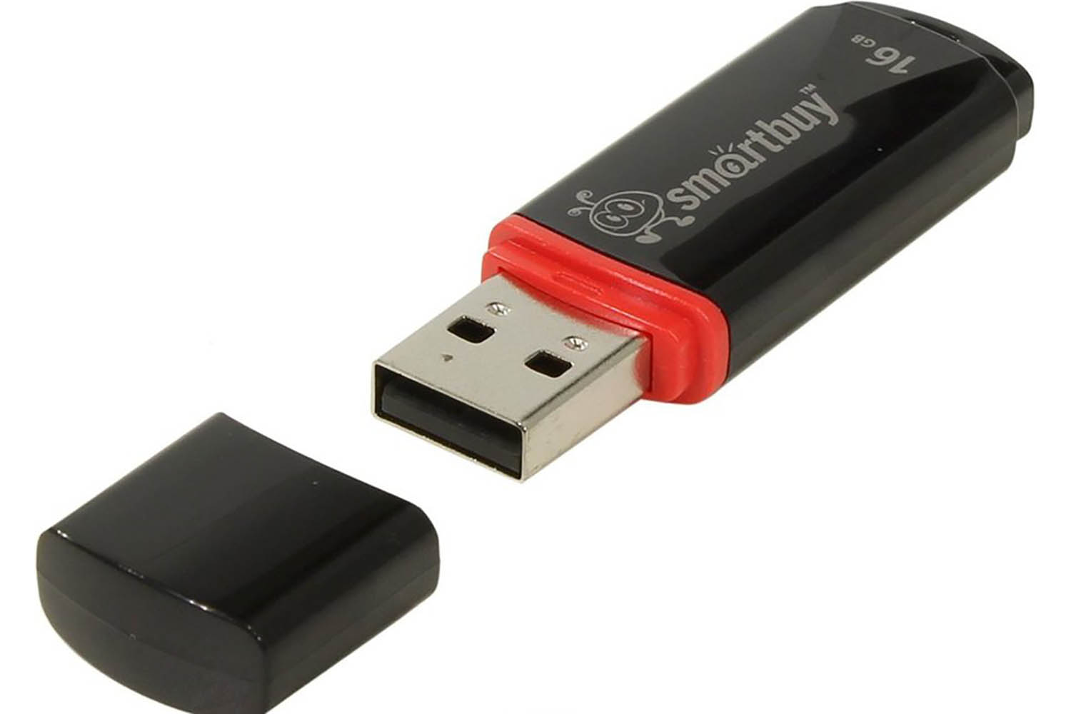 Флеш-накопитель USB 16GB SmartBuy Crown (черный)