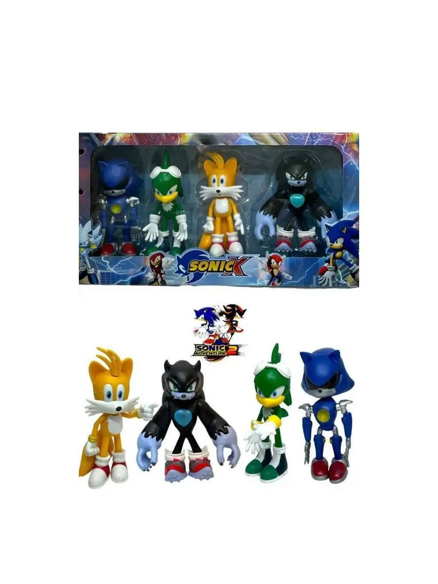 Набор фигурки персонажи Соник Sonic4