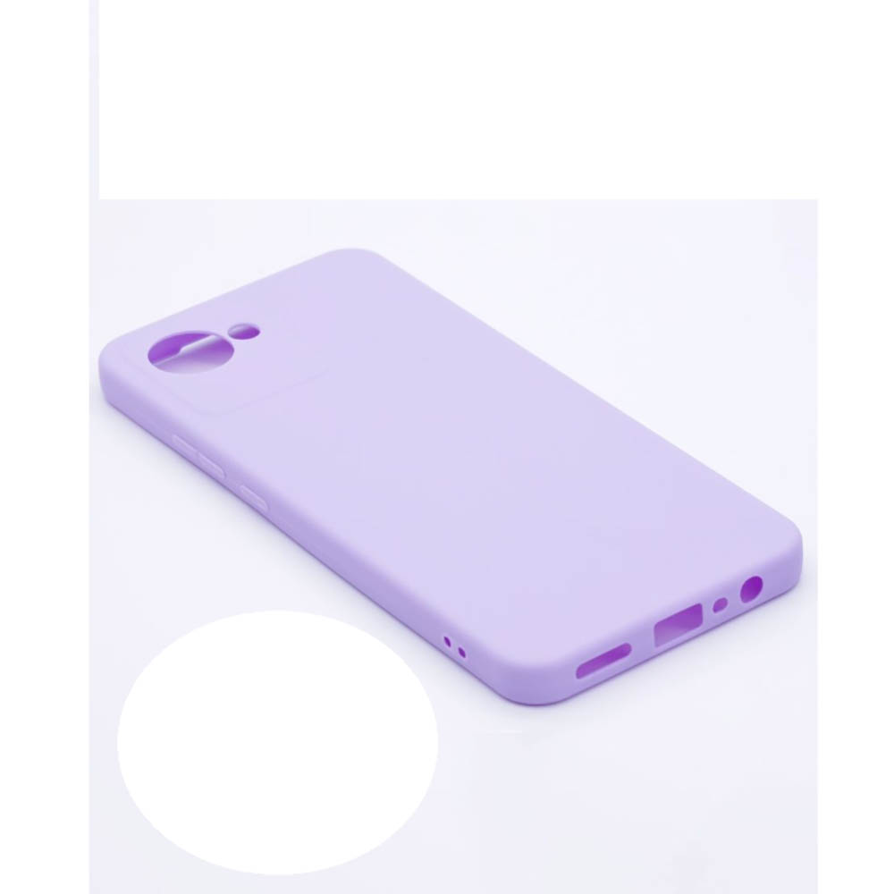 Силиконовый чехол FASHION CASE Realme C30 (сиреневый)