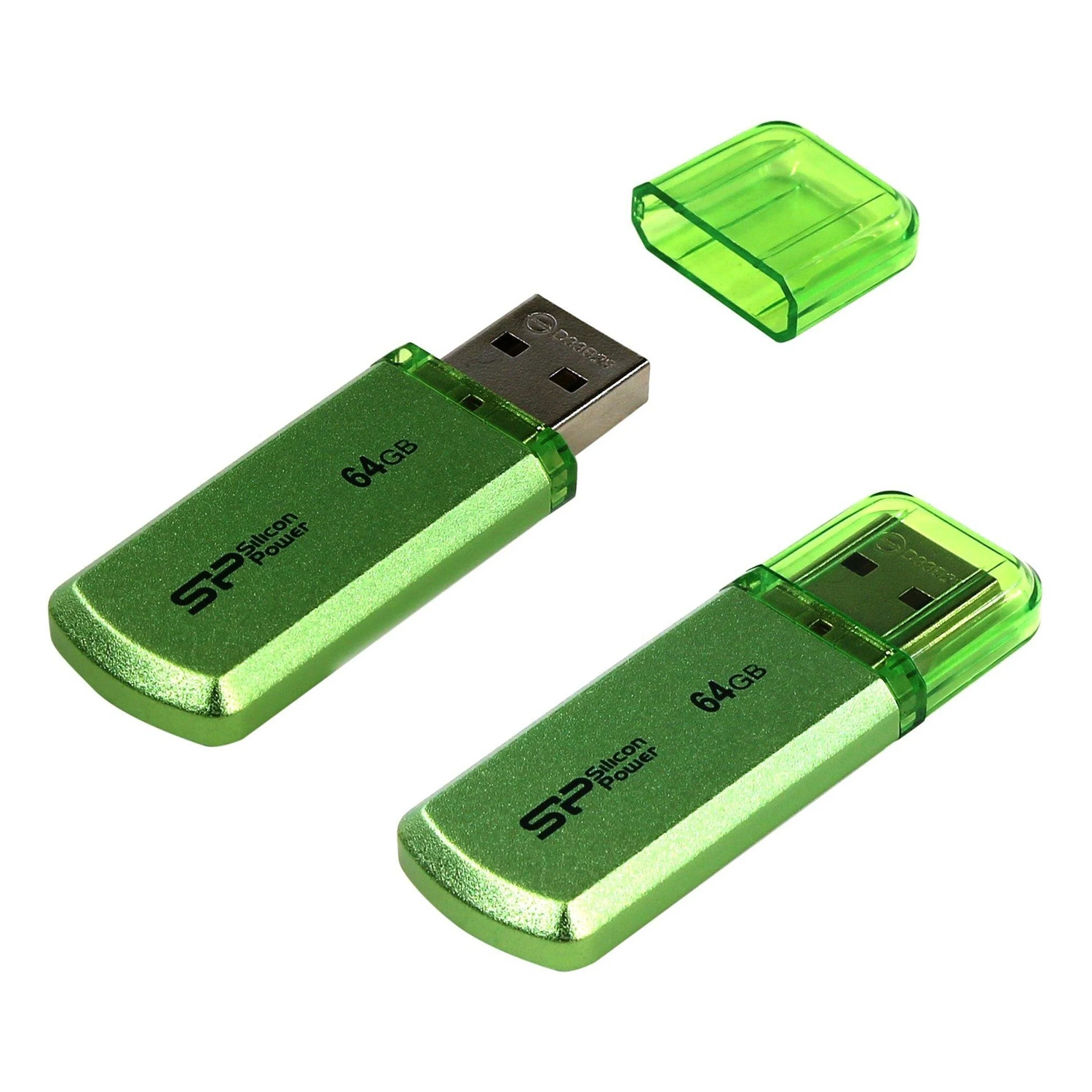 Флеш-накопитель USB 64GB Silicon Power Helios 101 (зелёный)