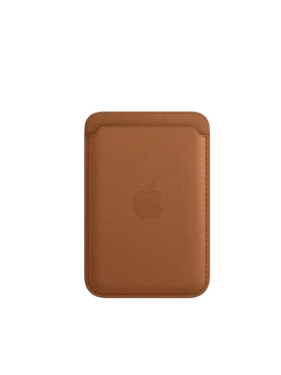 Кожаный картхолдер для iPhone MagSafe (коричневый)
