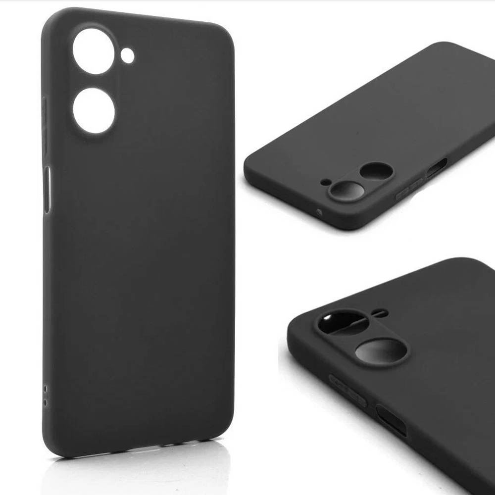 Силиконовый чехол FASHION CASE Realme 10 4G (черный)