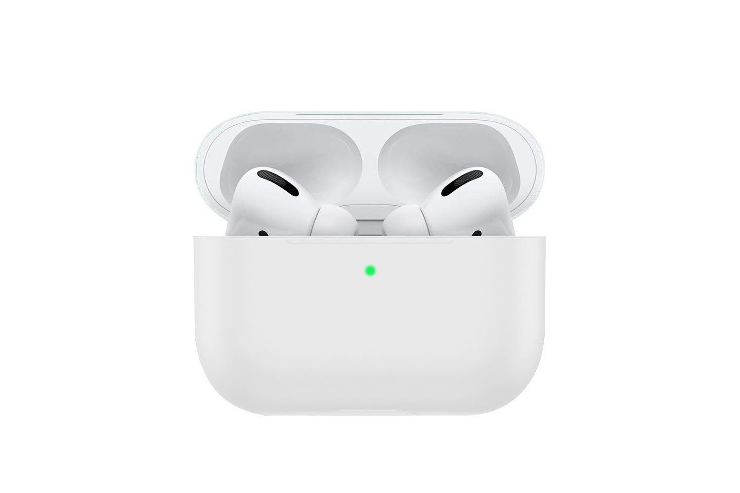 Чехол силиконовый для Airpods Pro (белый)