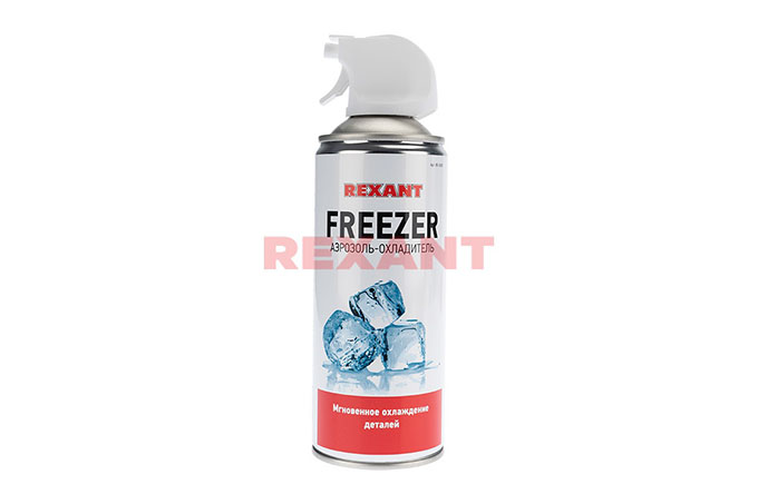 Аэрозоль охладитель FREEZER, REXANT, 400 мл