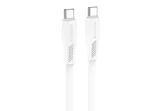 Кабель Type-C - Type-C BOROFONE BX85 Auspicious 60W, 1м (белый)
