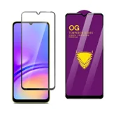 Противоударное стекло OG Tempered Glass Samsung Galaxy A05 (черный) 163мм х 73мм