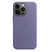 Чехол кожаный для Apple IPhone 14 Pro Max Leather Case с MagSafe (лаванда)