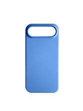 Чехол силиконовый для Apple iPhone 17 Air с открытой камерой (голубой)