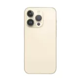 Задняя крышка, корпус для Apple iPhone 14 Pro Max, с большим отверстием (золото)