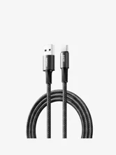 Кабель REMAX Alloy CB25 USB - Type-C, 3А 1.2 м (черный)