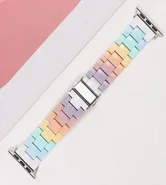 Ремешок пластиковый Binkson Apple Watch 38mm, 40mm, 41mm (разноцветный)