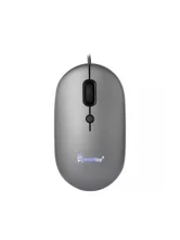 Мышь проводная Smartbuy 328 бесшумная с подсветкой (серый)