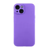 Чехол силиконовый с защитой камеры для Apple iPhone 15 (лавандовый)