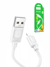 Кабель HOCO X122 Benefit USB - Lightning (белый)