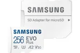 Карта памяти MicroSDXC  256GB  Samsung Class 10 Evo Plus U1 (R/W 130 MB/s) + SD адаптер