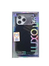 Чехол пластиковый карбон LUXO Life с MagSafe накладка на камеру Apple iPhone 17 Pro Max (черный)