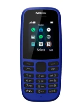 Телефон кнопочный NOKIA 105 (черный)