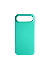 Чехол силиконовый для Apple iPhone 17 Air с открытой камерой (бирюзовый)