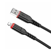 Кабель HOCO X59 Victory USB - Lightning 2.4 А, 3м (черный)