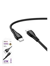 Кабель HOCO BX121 Lightning - Type-C (3А) (черный)