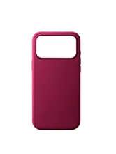 Чехол силиконовый для Apple iPhone 17 Pro с открытой камерой (бордовый)